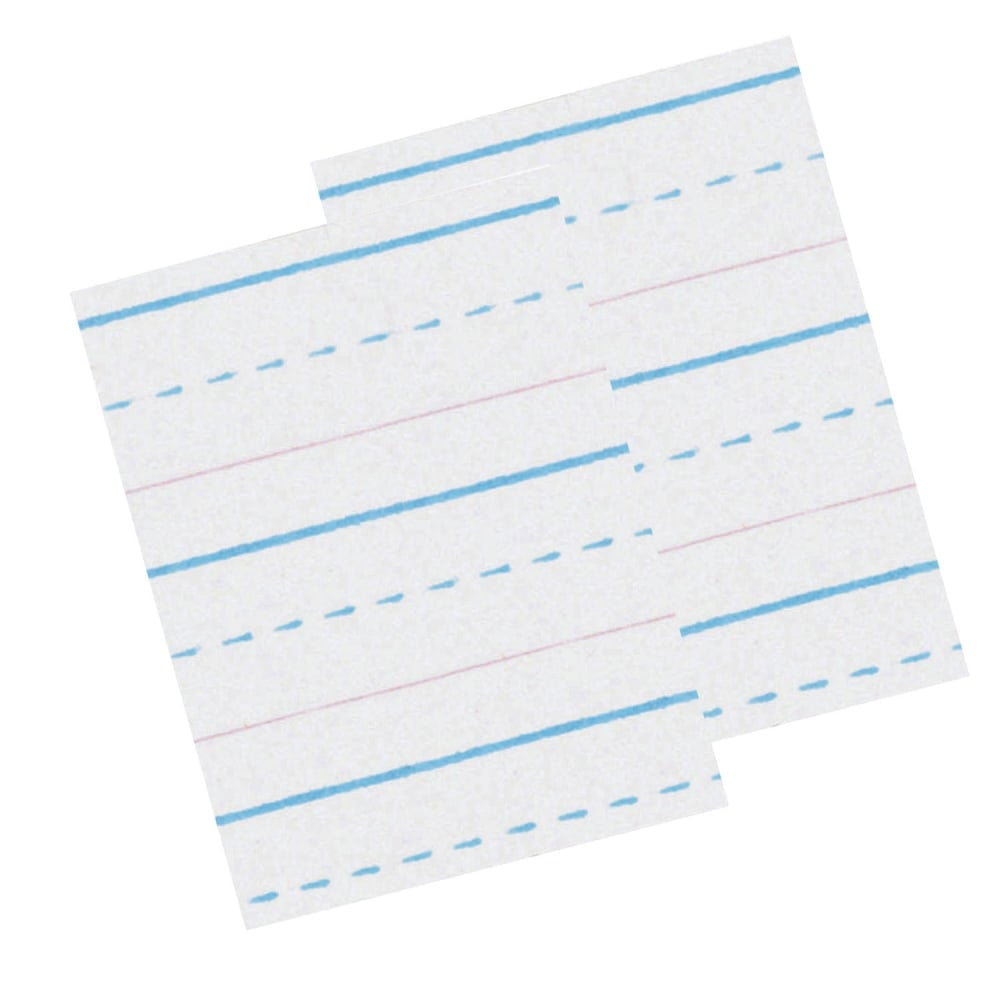 Pacon Zaner-Bloser Sulphite Handwriting Paper, 10-1/2in x 8in, White, 500 Sheets Per Pack, Set Of 2 Packs MPN:PACZP2412-2