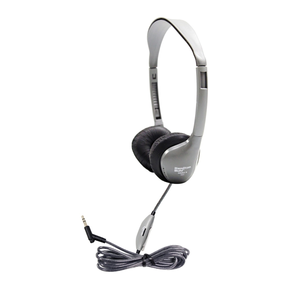 HamiltonBuhl MS2LV On-Ear Headphones, Gray MPN:HECMS2LV