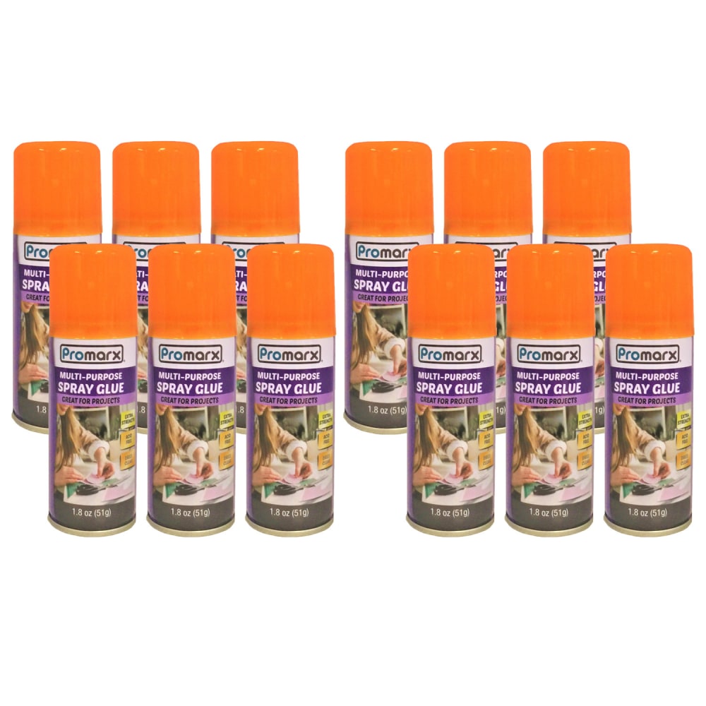 Promarx Adhesive Spray, 1.8oz, Pack Of 12 MPN:KITDA72ADHSPY24-12