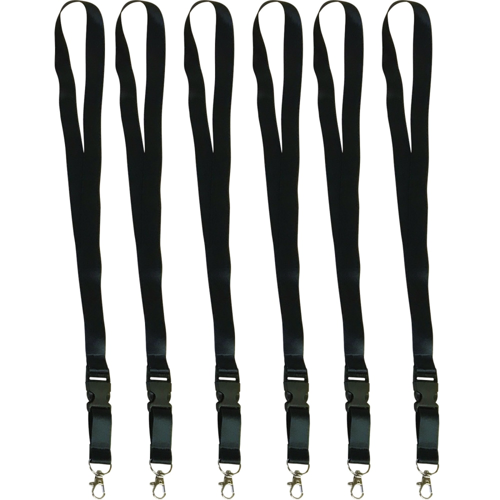 Teacher Created Resources Lanyard, Black, Pack Of 6 MPN:TCR20357-6