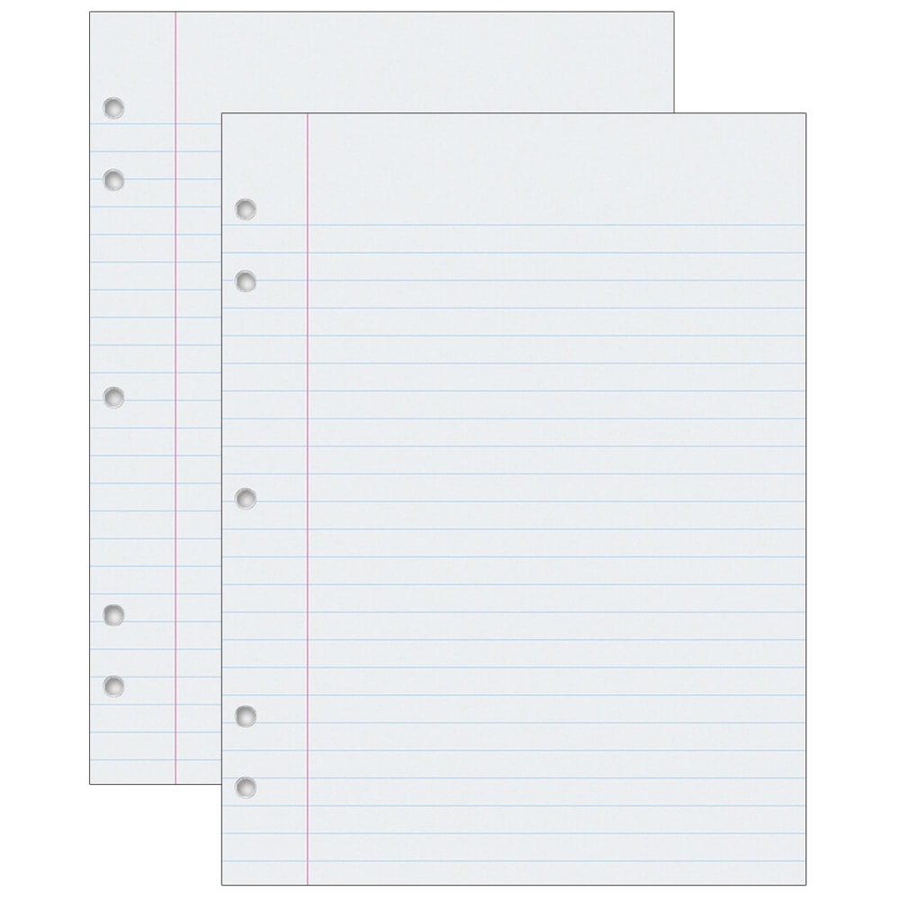 Pacon Composition Paper, 3/8in Ruled, 8in x 10-1/2in, White, 500 Sheets Per Pack, Set Of 2 Packs MPN:PAC2441-2