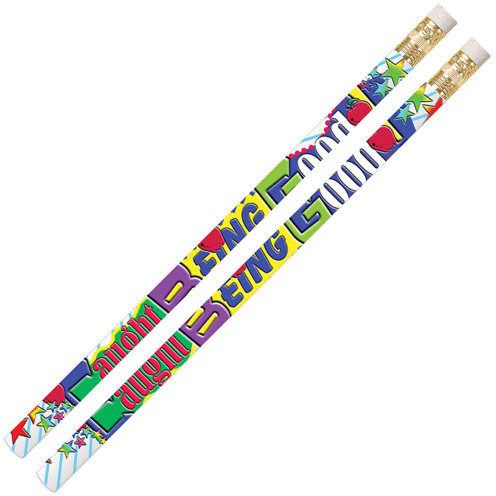 Musgrave Pencil Co. Inc. Motivational Pencils, No. 2 Lead, Caught Being Good, 12 Pencils Per Pack, Set Of 12 Packs MPN:MUS1381D-12