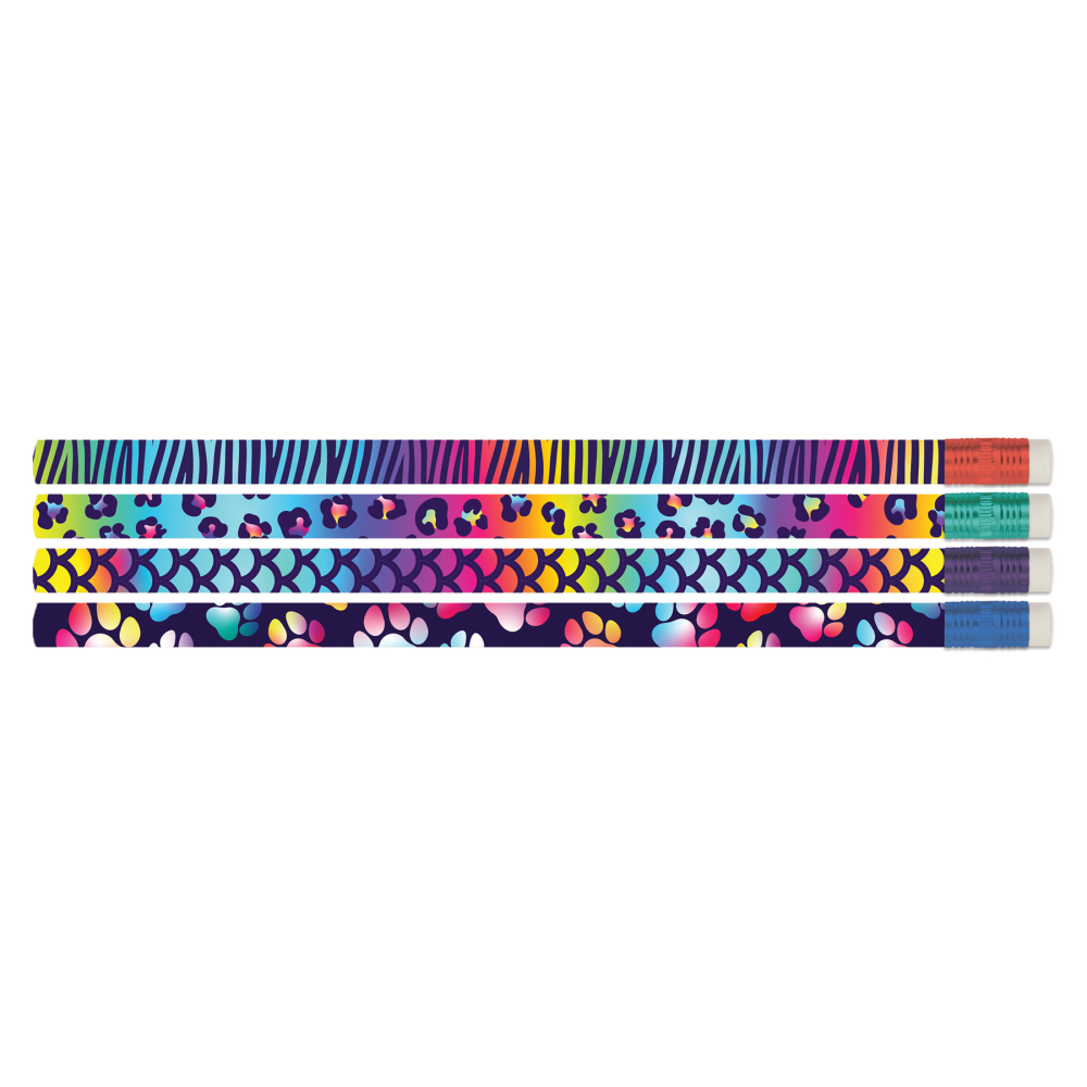 Musgrave Pencil Company Motivational Pencils, Animal Color Creations, 12 Per Pack, Set Of 12 Packs MPN:MUS2601D-12