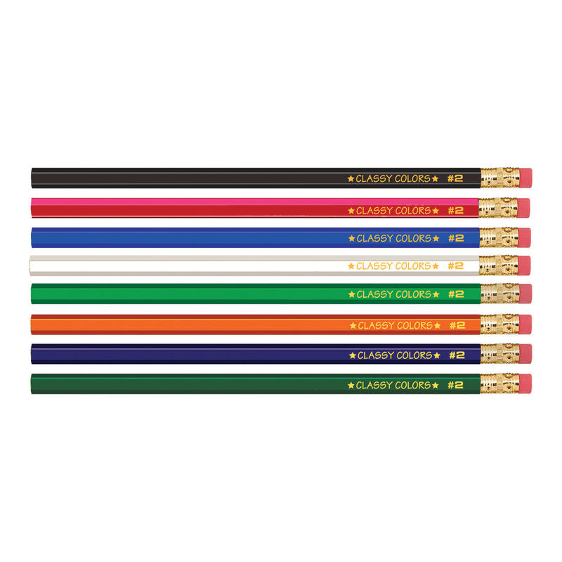 Musgrave Pencil Co. Wood Case Hex Pencils, 2.11 mm, #2 Lead, Assorted Colors, Pack Of 144 MPN:MUSDHEX99