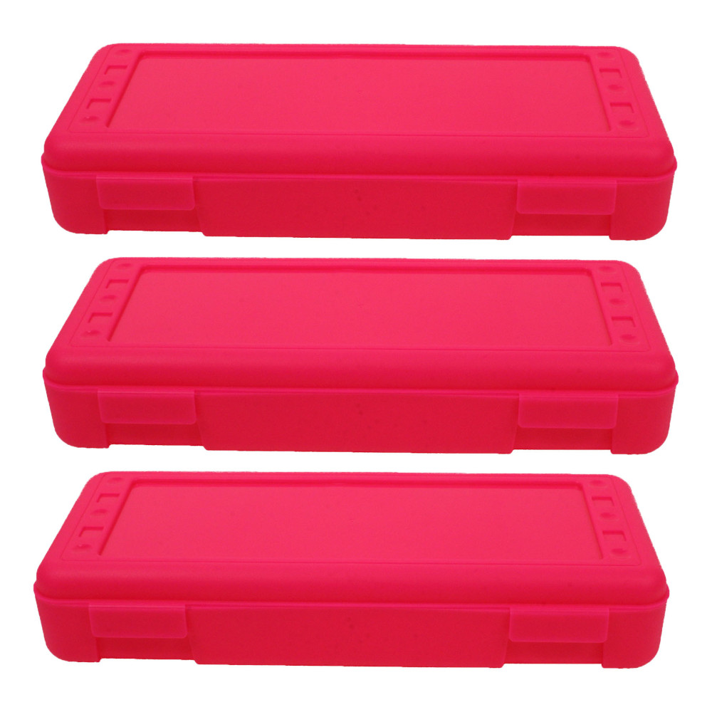 Romanoff Ruler Box, Hot Pink, Pack Of 3 MPN:ROM60307-3