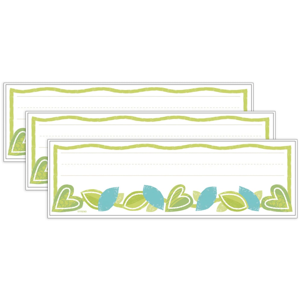 TREND Desk Toppers Name Plates, 2.875in x 9.5in, Vine Time, 36 Per Pack, Set Of 3 Packs MPN:T-69218-3