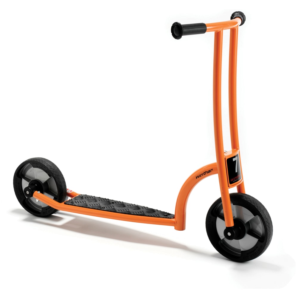 Winther Circleline Scooter, 29 15/16inH x 17 3/4inW x 39 3/4inD, Orange MPN:WIN556