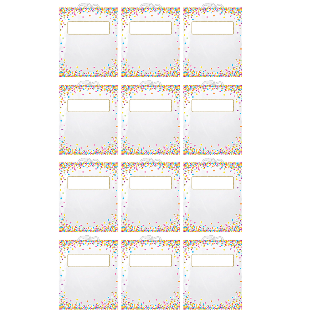 Ashley Productions Hanging Storage Bags, 10-1/2in x 12-1/2in, Confetti, Pack Of 12 Bags MPN:ASH10560-12
