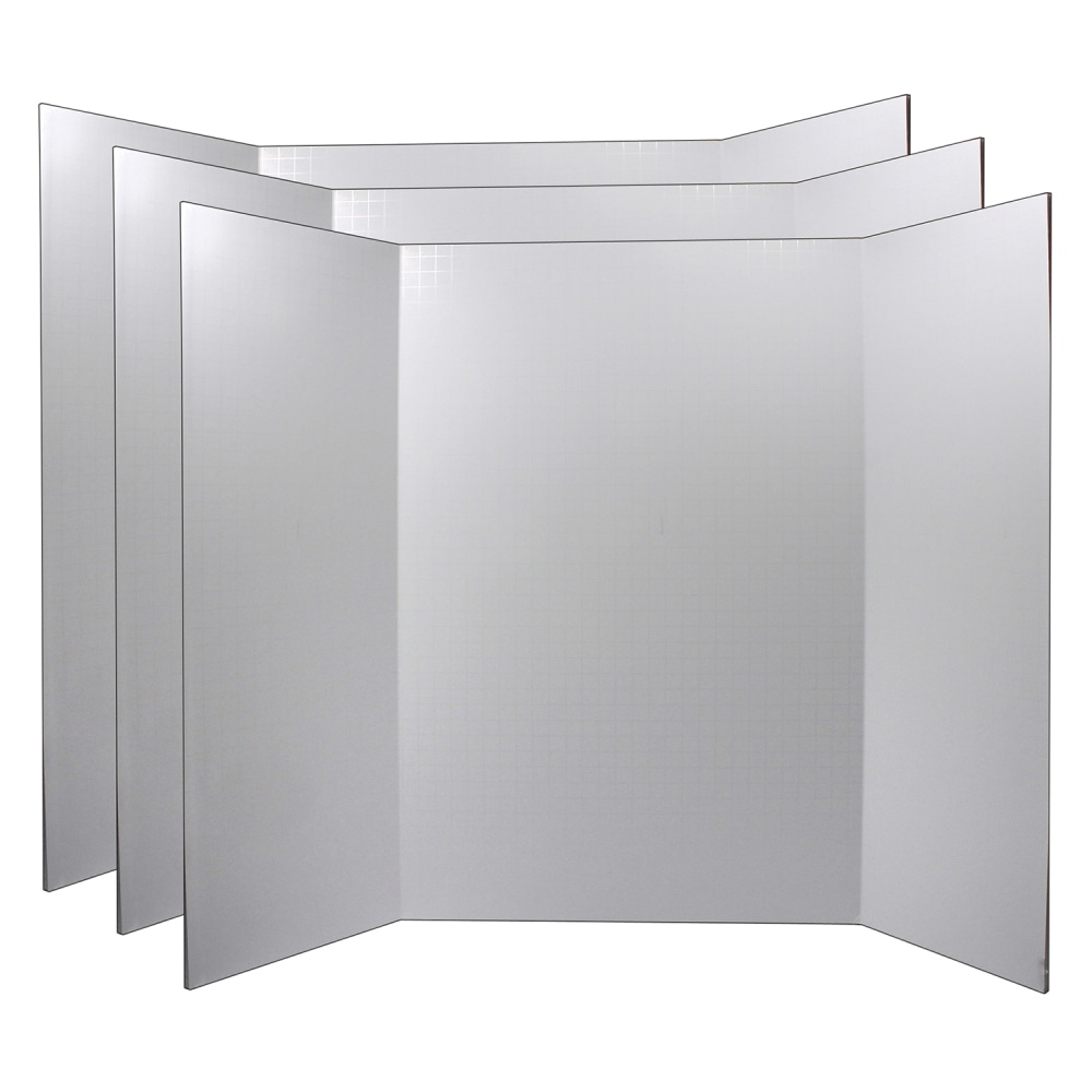 Pacon Ghostline Foam Presentation Boards, 28in x 22in, White, Pack Of 3 Boards MPN:PACCAR12080-3