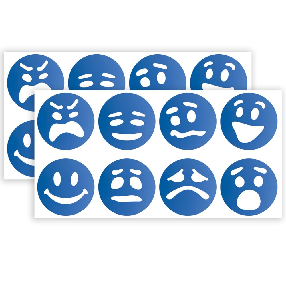 Roylco Emotion Token Stencils, 8 Per Pack, Set Of 2 Packs MPN:R-58637-2