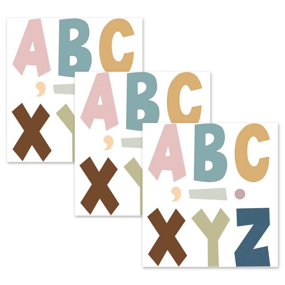 Teacher Created Resources 7in Letters, Everyone is Welcome Fun Font, 120 Letters Per Pack, Set Of 3 Packs MPN:TCR70101-3