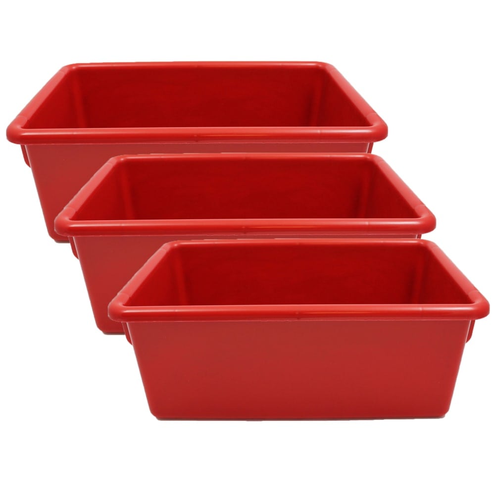 Jonti-Craft Cubbie Trays, 5-1/4inH x 8-5/8inW x 13-1/2inD, Red, Pack Of 3 Trays MPN:JON8000JC-3