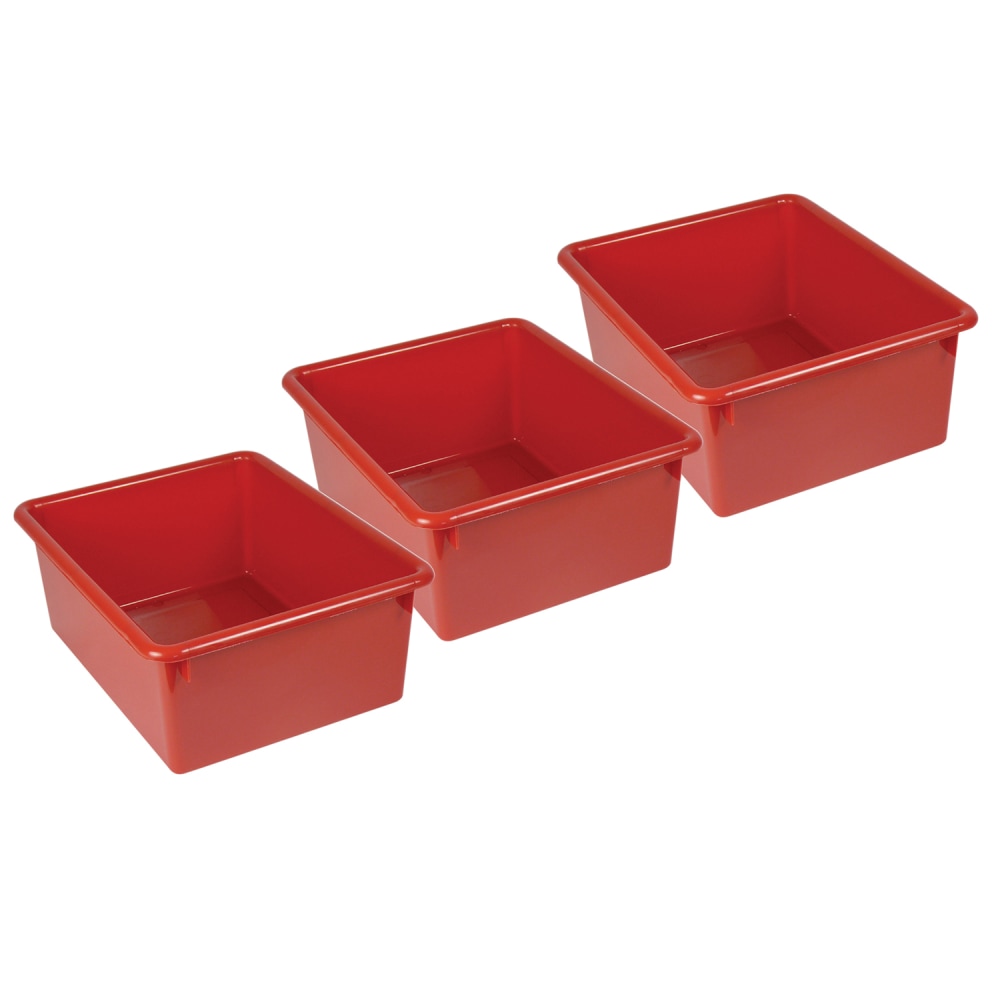 Romanoff Stowaway Letter Boxes, 5-1/4inH x 10-1/2inW x 13-1/4inD, Red, Pack Of 3 Boxes MPN:ROM16102-3