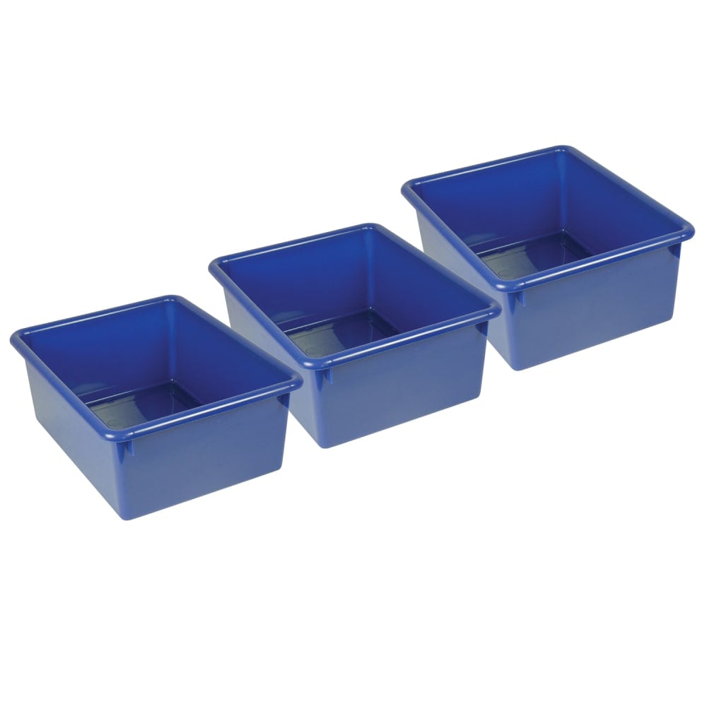 Romanoff Stowaway Letter Boxes, 5-1/4inH x 10-1/2inW x 13-1/4inD, Blue, Pack Of 3 Boxes MPN:ROM16104-3