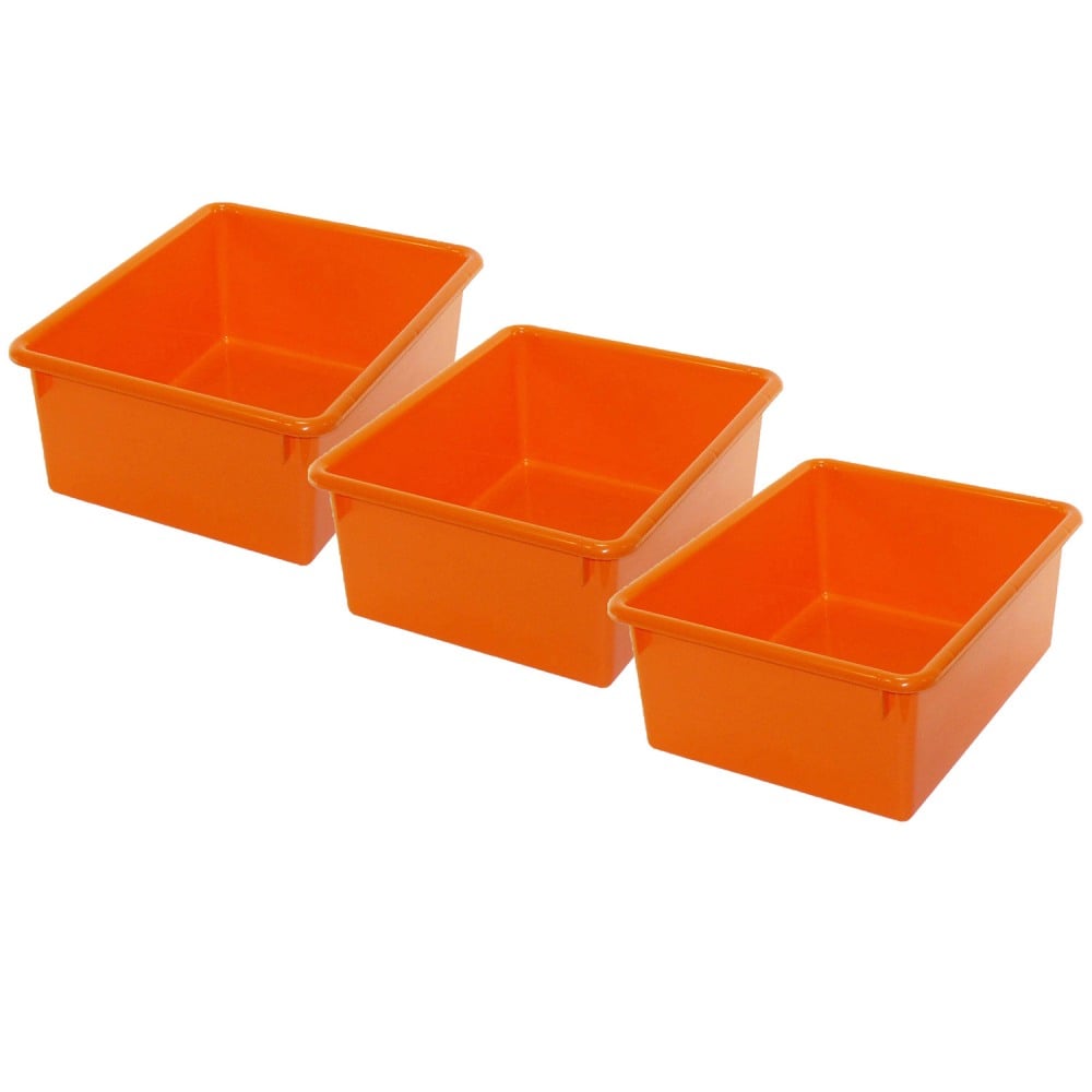 Romanoff Stowaway Letter Boxes, 5-1/4inH x 10-1/2inW x 13-1/8inD, Orange, Pack Of 3 Boxes MPN:ROM16109-3