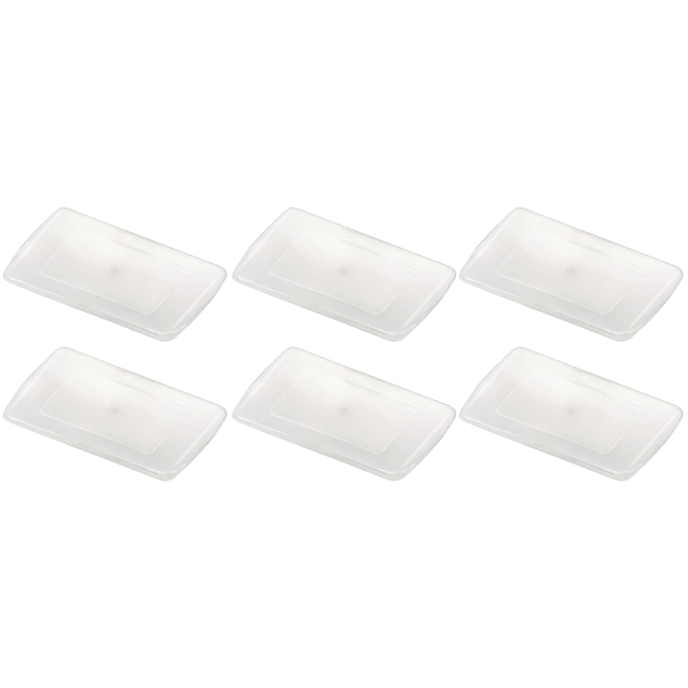 Teacher Created Resources Multi-Purpose Bin Lid, Clear, Pack Of 6 MPN:TCR20452-6