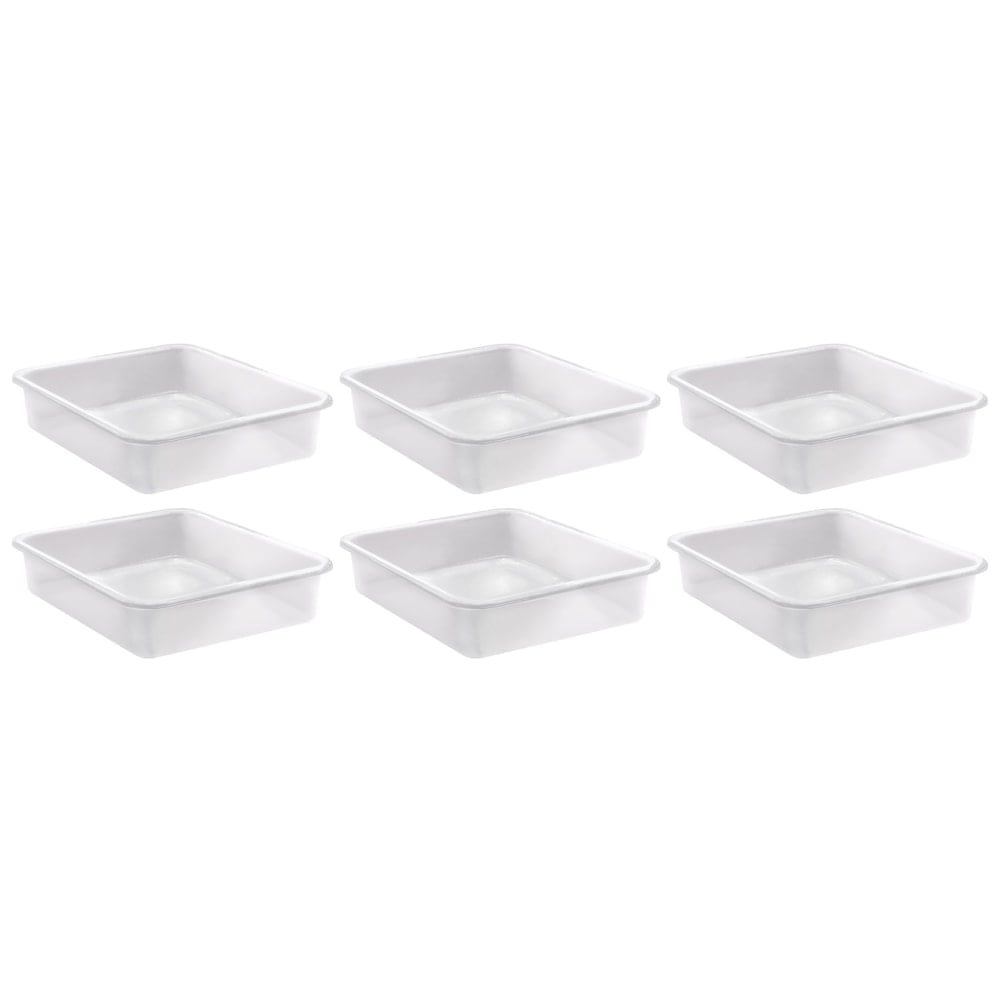 Teacher Created Resources Plastic Letter Tray, Large, Clear, Pack Of 6 MPN:TCR20453-6