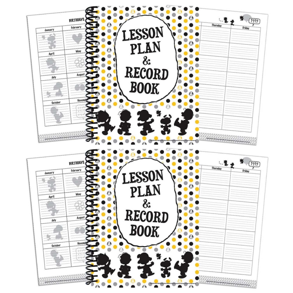 Eureka Peanuts Touch Of Class Lesson Plan & Record Book, Pack Of 2 MPN:EU-866272-2