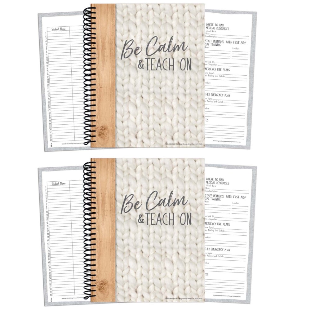 Eureka A Close-Knit Class Lesson Plan & Record Book, Pack Of 2 MPN:EU-866438-2