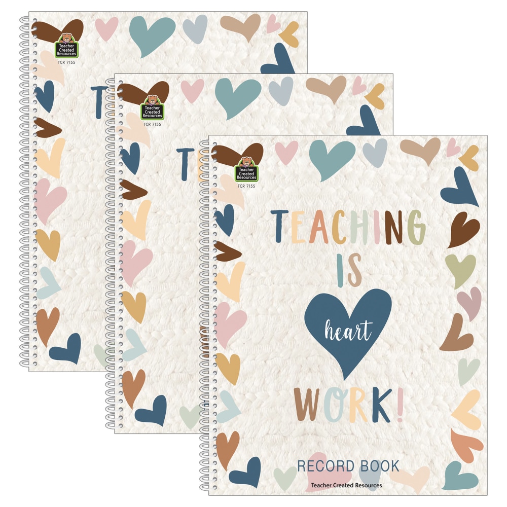 Teacher Created Resources Record Book, Everyone is Welcome, Pack Of 3 MPN:TCR7155-3