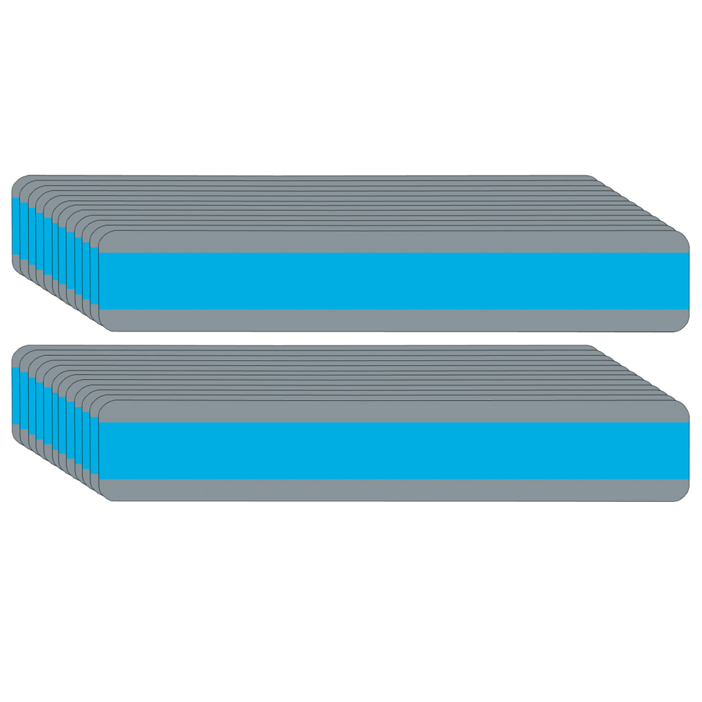 Ashley Productions Double Wide Reading Guide Sentence Strips, 1-1/4in x 7-1/4in, Blue, Pack Of 24 Strips MPN:ASH10863-24