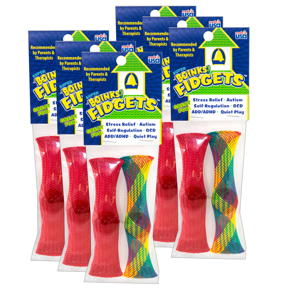 Endless Possibilities Super Boinks Fidgets, 2 Per Pack, Set Of 6 Packs MPN:EPBSF2P-6