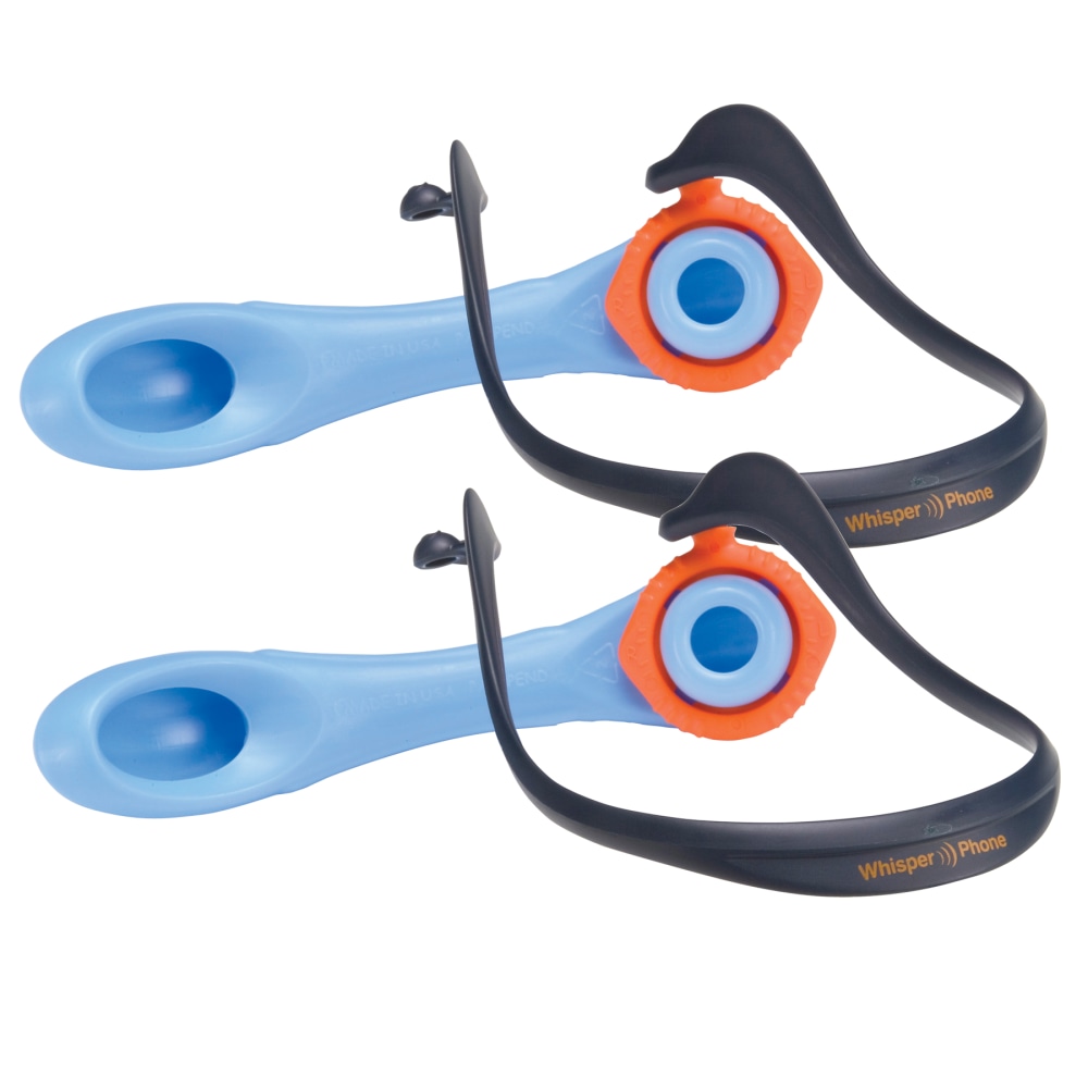 WhisperPhone Solo, Multicolor, Kindergarten to Grade 4, Pack Of 2 WhisperPhones MPN:HB-WPS1-2