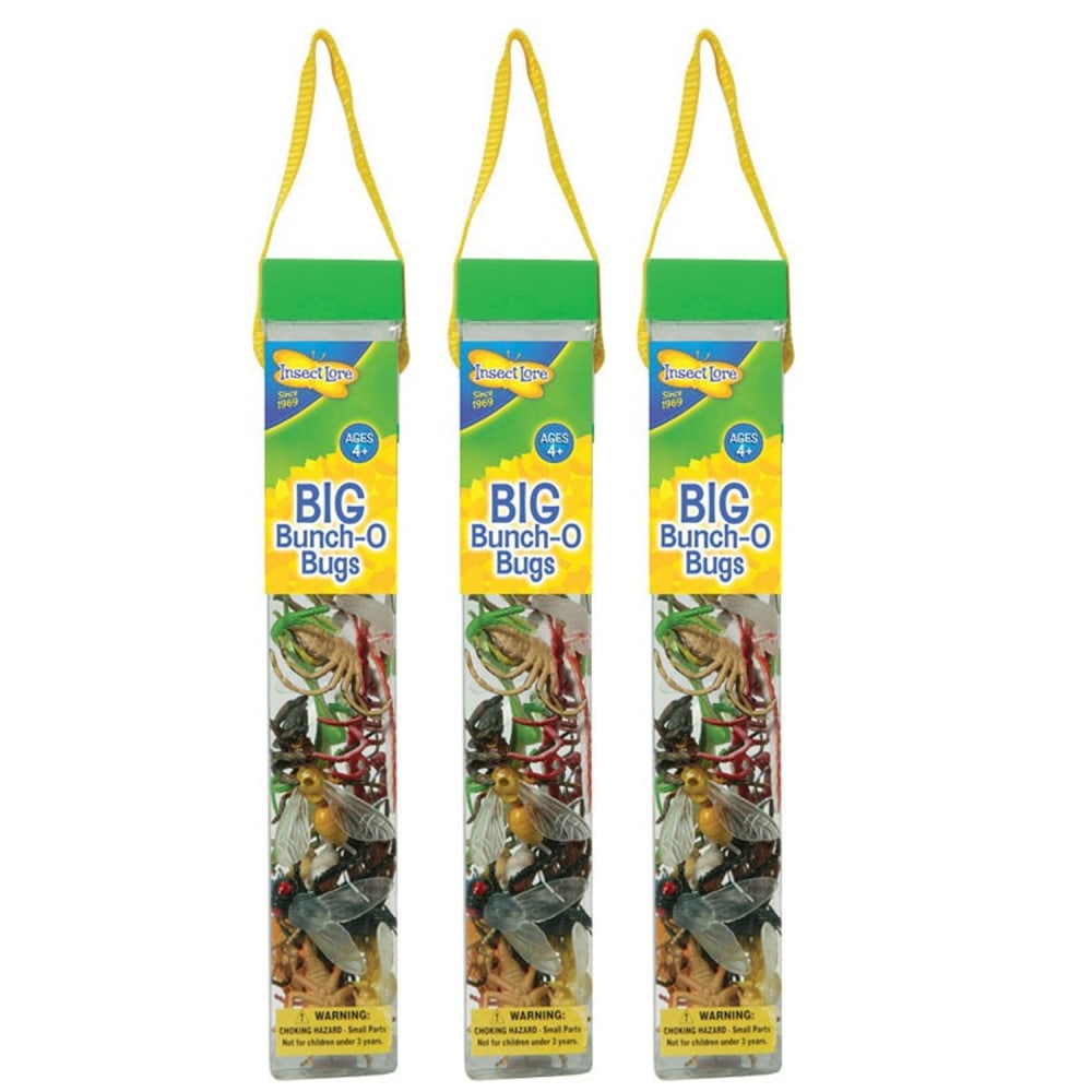 Insect Lore Big Bunch O- Bugs, 18 Per Set, 3 Sets MPN:ILP4840-3