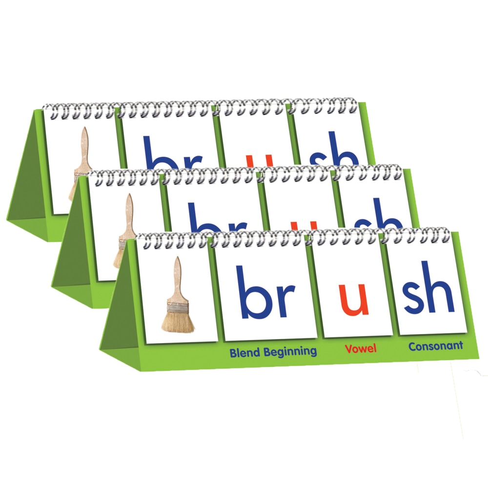Junior Learning Double-Sided Blend Flips, Pack Of 3 Flips, Grades K-2 MPN:JRL457-3