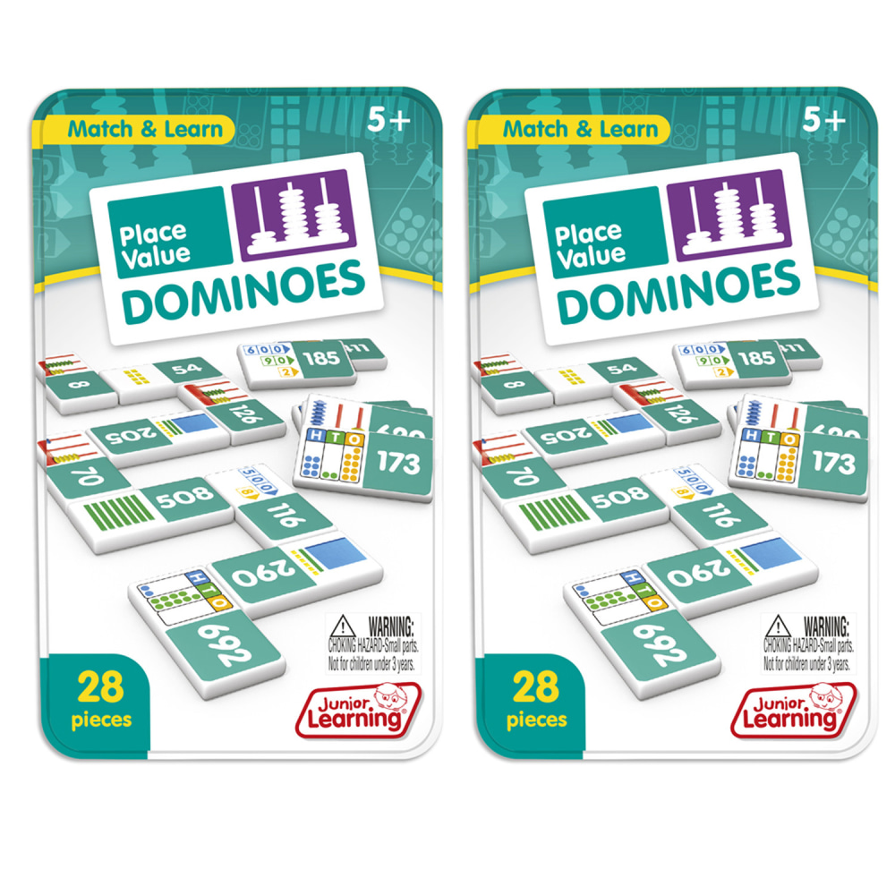 Junior Learning Place Value Dominoes, 2 Sets MPN:JRL489-2