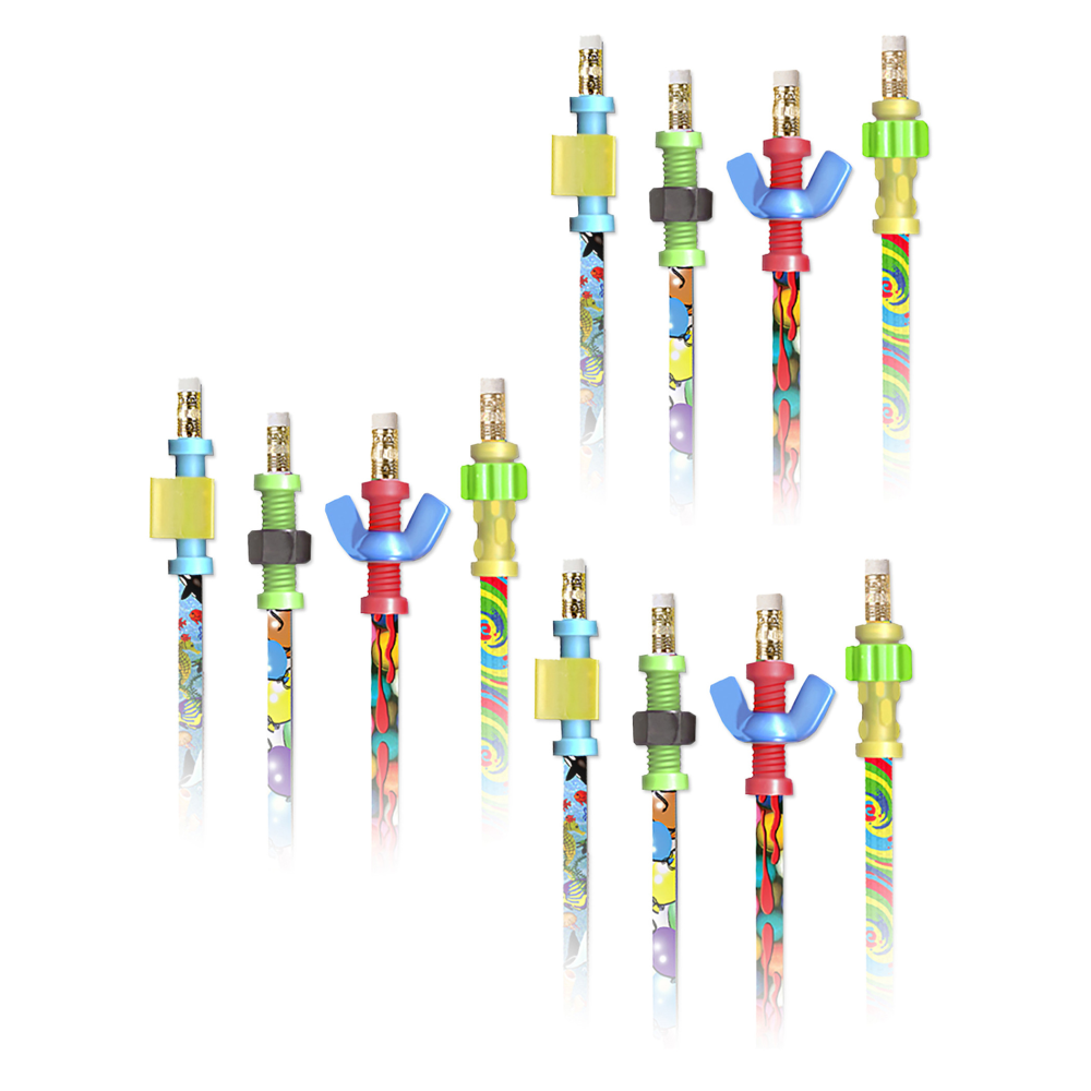 Musgrave Pencil Company Pencil Fidgets, 4 Per Pack, Set Of 3 Packs MPN:MUSFIDGETS4PK-3