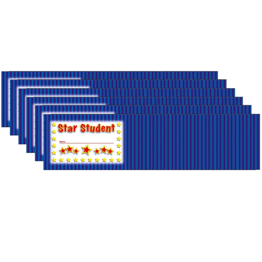 North Star Teacher Resources Punch Cards, Star Student, 36 Per Pack, Set Of 6 Packs MPN:NST2402-6