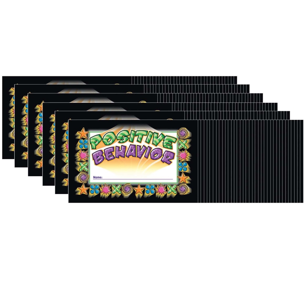 North Star Teacher Resources Punch Cards, Positive Behavior, 36 Per Pack, Set Of 6 Packs MPN:NST2406-6