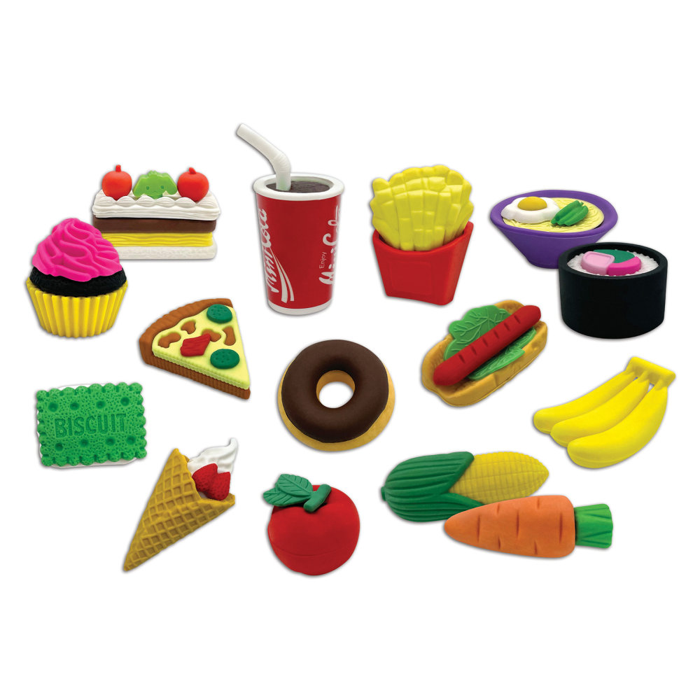 Teacher Created Resources Desk Pets, Assorted Food, 40 Per Pack, Set Of 2 Packs MPN:TCR20001-2
