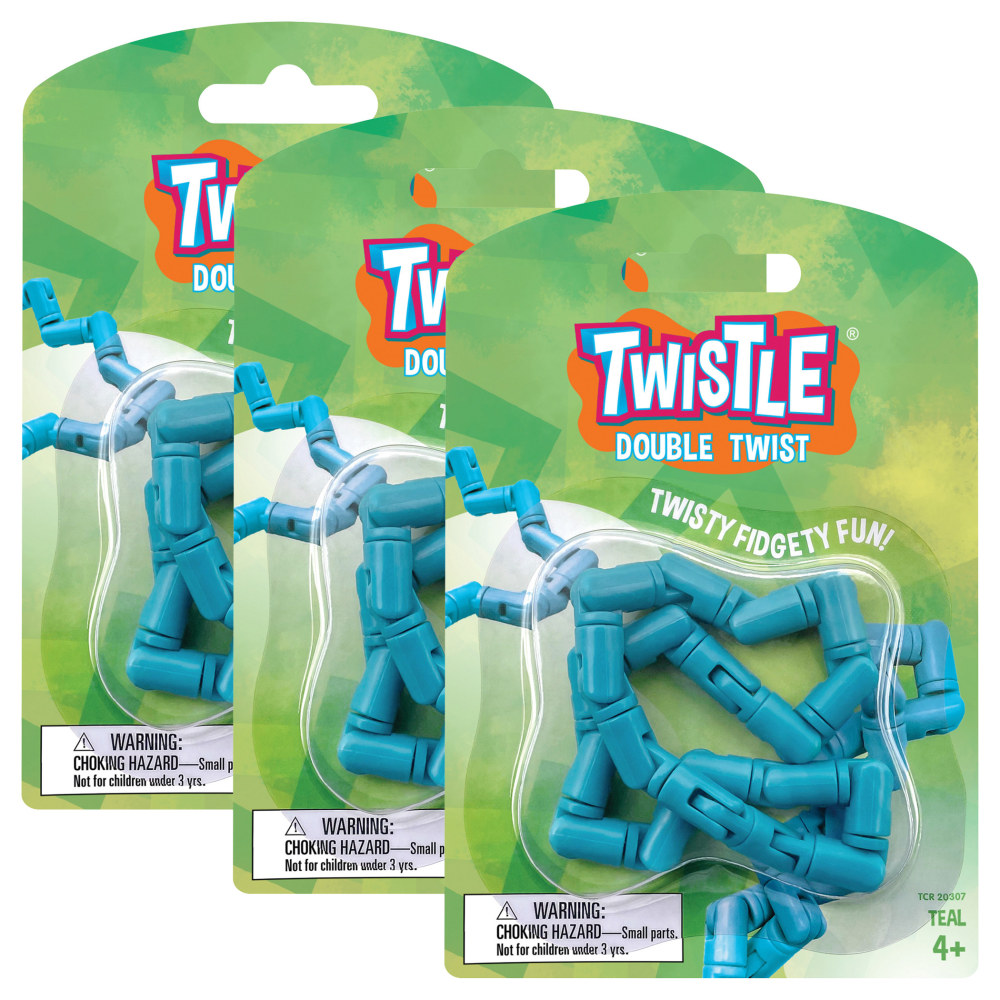 Teacher Created Resources Twistle Double Twist, Teal, Pack Of 3 MPN:TCR20307-3