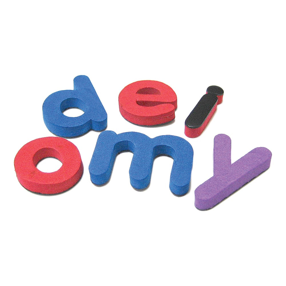 Teacher Created Resources Magnetic Foam Small Lowercase Letters, Red/Blue/Purple, Pre-K To Grade 3, 55 Letters Per Pack, Set Of 5 Packs MPN:TCR20623-5