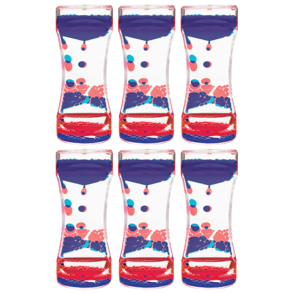 Teacher Created Resources Liquid Motion Bubbler, Red & Blue, Pack Of 6 MPN:TCR20968-6