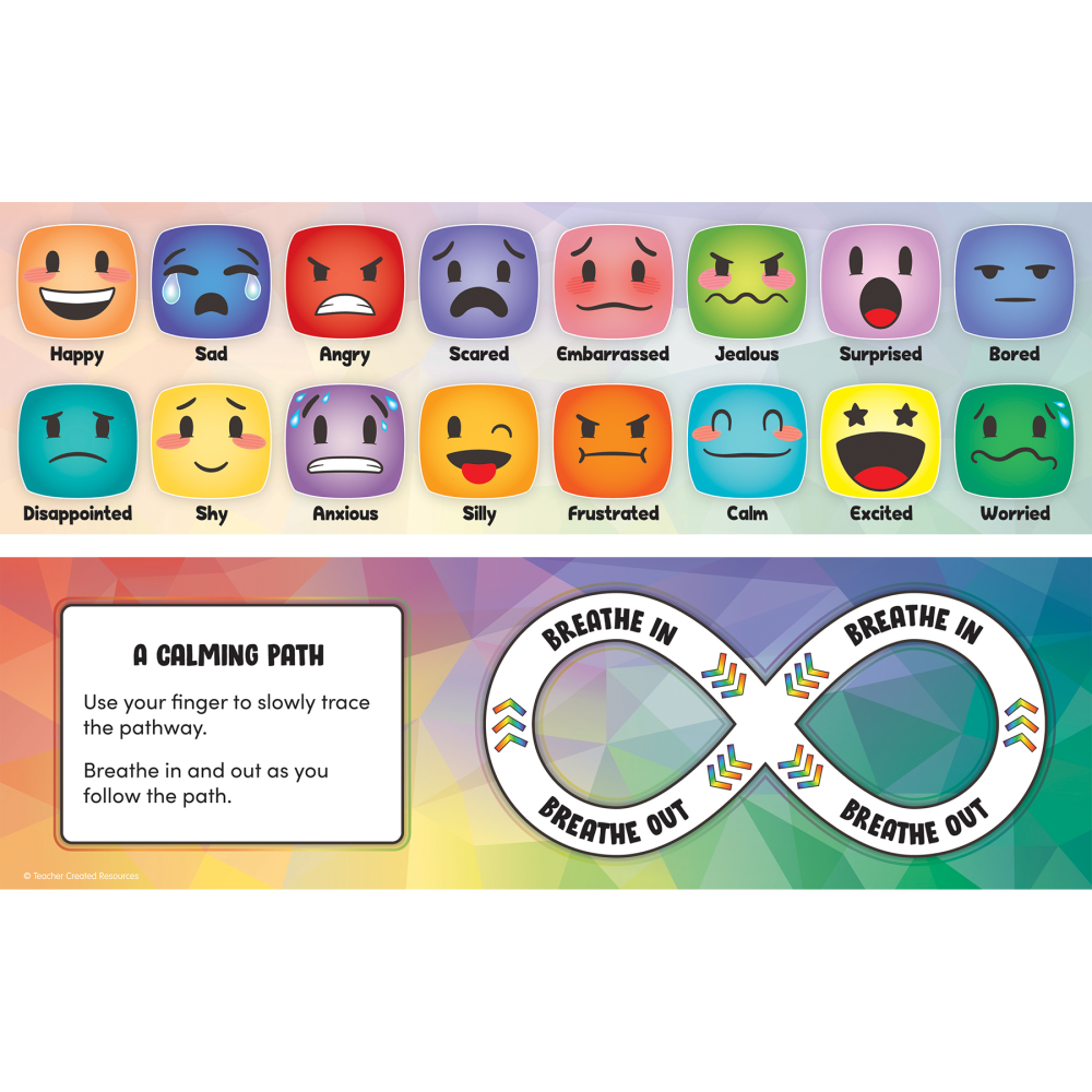 Teacher Created Resources Social-Emotional Mood Meters, 11-1/2in x 3-1/2in, Multicolor, Pack of 36 Meters, Set Of 2 Packs MPN:TCR6052-2
