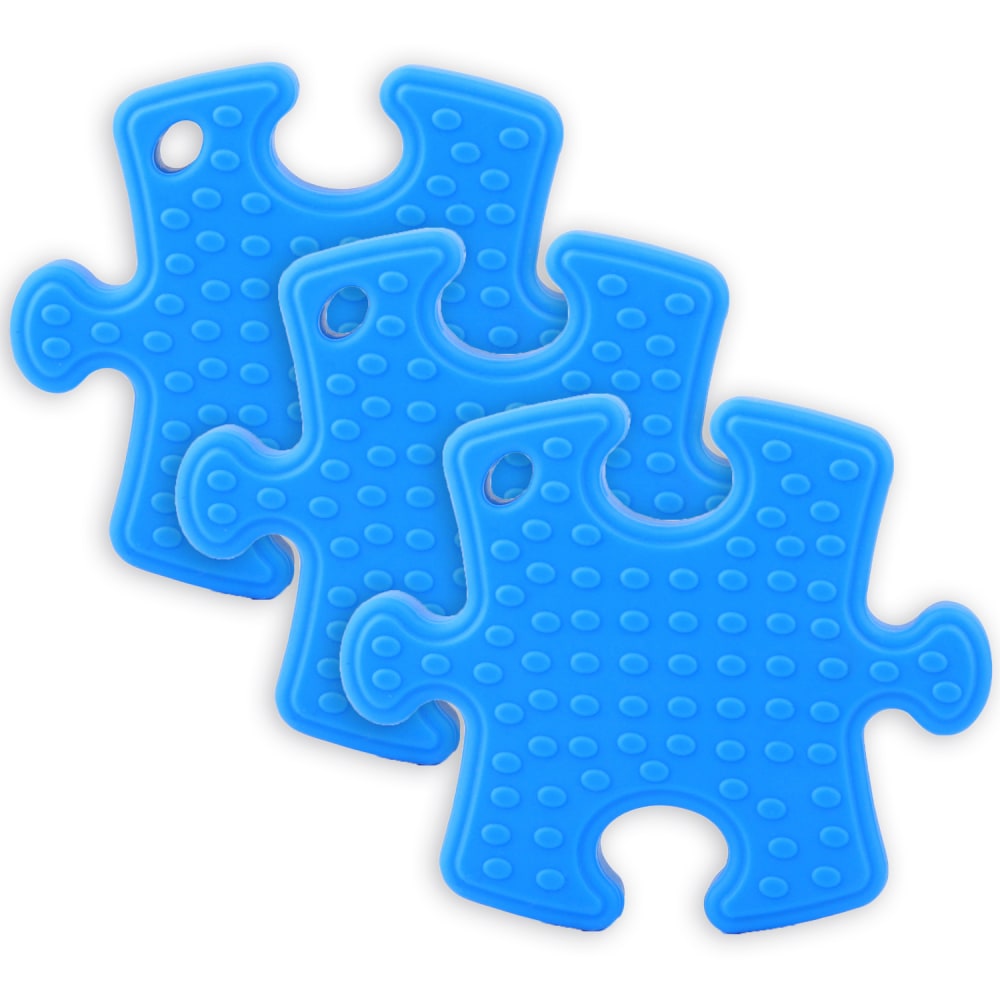 The Pencil Grip Teethers, Puzzle Pieces, Pack Of 3 Teethers MPN:TPG433-3