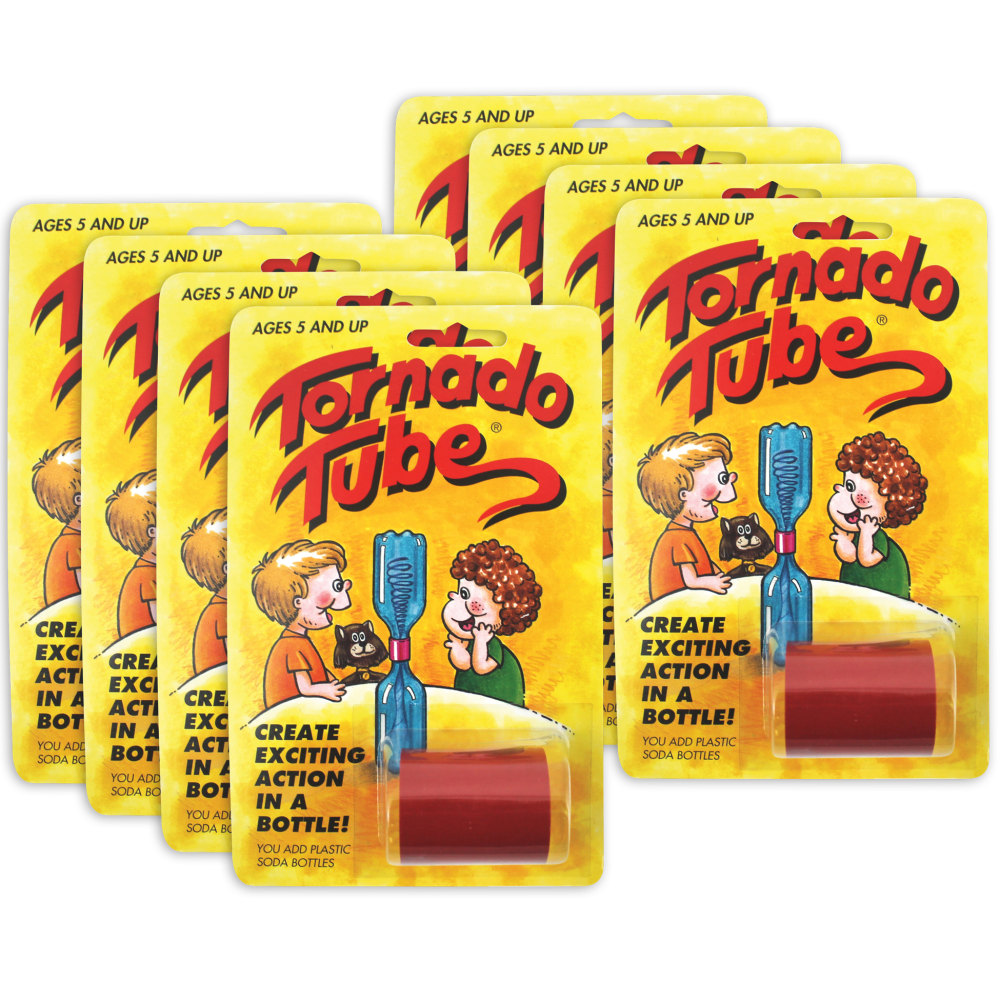 Tornado Tube Twister Tube Connectors, Red, Pack of 8 Connectors MPN:TT-200-8