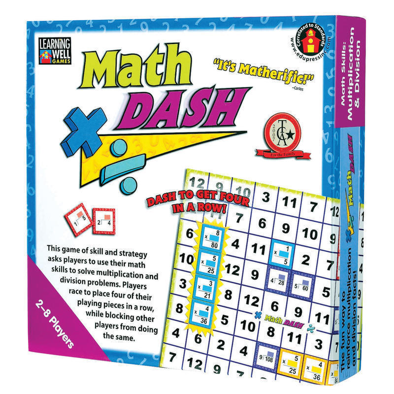 Edupress Math Dash Game: Multiplication & Division, Grades 4-12 MPN:EP-LRN2349