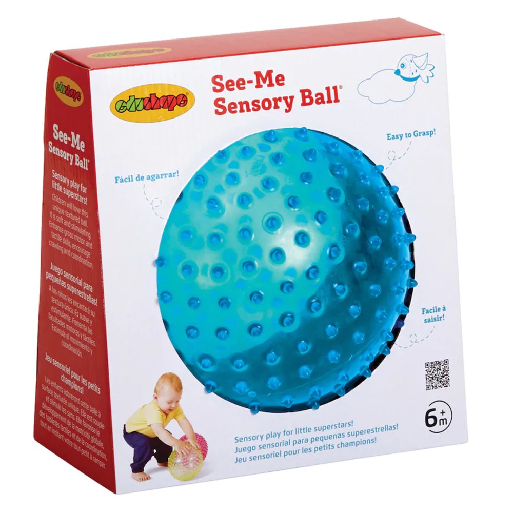 Edushape See-Me Sensory Ball, 7in, Assorted Colors, Pre-K MPN:EDU705191