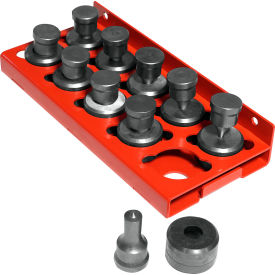 Edwards Round Punch & Die Set with Punch & Die Tray 10 Piece ED9-PD1500