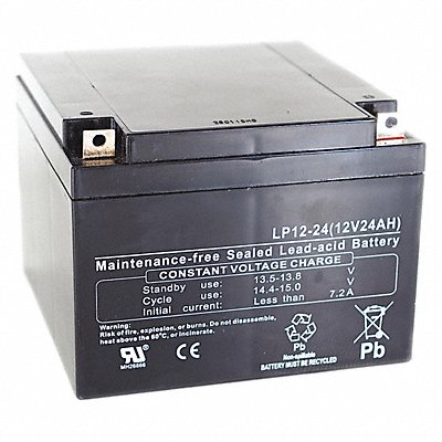 Sealed Lead Acid Battery 12VDC 26Ah MPN:12V24A