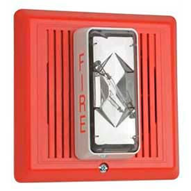 Edwards Signaling 2452THS-15/75-R Temporal Horn-Strobe 15/75Cd Red 2452THS-15/75-R