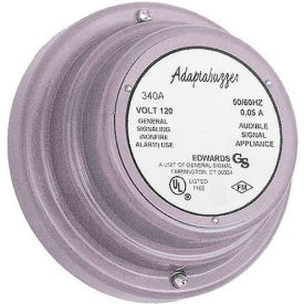Edwards Signaling 340A-G5 Vibrating Buzzer 24V AC 340A-G5