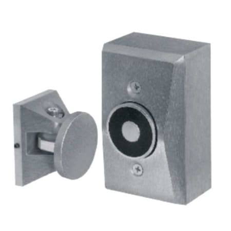 Door Holder, Electromagnetic, Wall Mount, Powder Epoxy Aluminum MPN:1508-AQN5