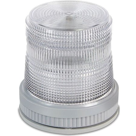 Warning Light, Amber, Green, Red, (6) LED, 120V AC, 65, 120, 240 FPM, 4 1/2 in Dia. MPN:105XBRiRGA120A