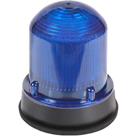 Warning Light, 24V DC, 65 FPM, 3 1/4 in Dia. MPN:125LEDFB24DB