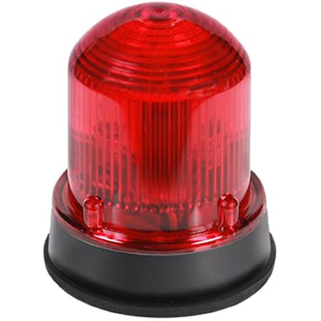 Warning Light, 24V DC, 65 FPM, 3 1/4 in Dia. MPN:125LEDFR24DB